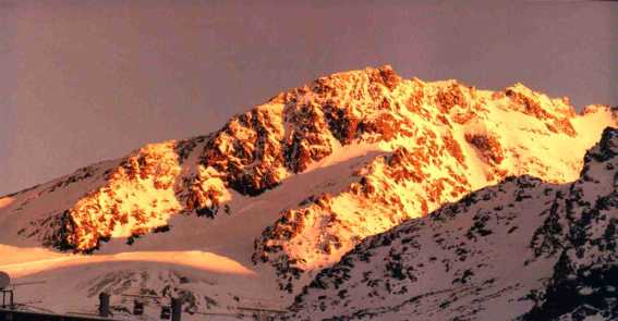 vue sur l'aiguille de P�clet depuis le balcon